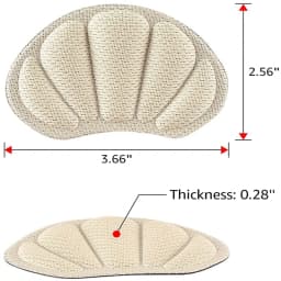 Sneakers High Heel Stickers Heels Protector Adjust Size Half-size Pads Pain Relief Foot Care Pad Sticker Insoles for Sport Shoes