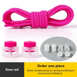 Elastic Round Lock Shoe laces Children's Sneakers Shoelaces without ties No Tie Shoelace Kids Adult Laces for Shoes Shoestrings