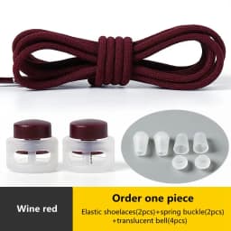 Elastic Round Lock Shoe laces Children's Sneakers Shoelaces without ties No Tie Shoelace Kids Adult Laces for Shoes Shoestrings