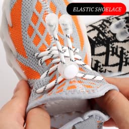 Elastic Round Lock Shoe laces Children's Sneakers Shoelaces without ties No Tie Shoelace Kids Adult Laces for Shoes Shoestrings