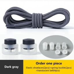 Elastic Round Lock Shoe laces Children's Sneakers Shoelaces without ties No Tie Shoelace Kids Adult Laces for Shoes Shoestrings