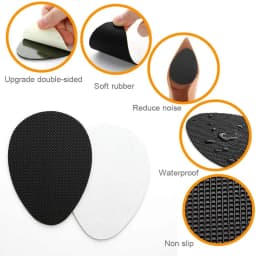 Self-Adhesive Anti-Slip Pads Sandal Shoes Mat High Heel Sole Protector Rubber Cushion Insole Forefoot High Heels Sticker Pads