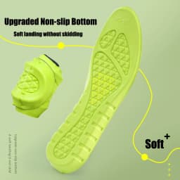 Memory Foam Sports Insoles for Shoes Men Women Sneakers Deodorant Shock Absorption Height Increase Insoles For Feet Arch Support