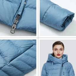 GASMAN 2022 Women's down jacket Fashion Classic Brand Woman winter parka Long Puffer plus size 6xl Warm coat women Hot sale 180