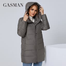 GASMAN 2022 Women's down jacket Fashion Classic Brand Woman winter parka Long Puffer plus size 6xl Warm coat women Hot sale 180
