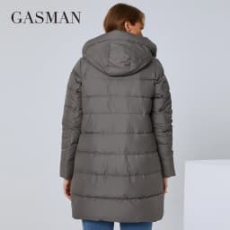 GASMAN 2022 Women's down jacket Fashion Classic Brand Woman winter parka Long Puffer plus size 6xl Warm coat women Hot sale 180
