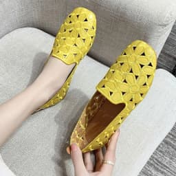Fashion Beige Wide Flats Female Shoes Big Size 41 42 Summer Casual Soft Women's Slip on Loafers Ladies Cheap Shoes 2023 New