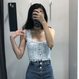 Klacwaya Tops For Women Fashion Halter Top Neck Women'S Tube Top With Open Shoulders Egirl Clothes Aesthetic Omighty Tank Top