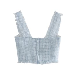 Klacwaya Tops For Women Fashion Halter Top Neck Women'S Tube Top With Open Shoulders Egirl Clothes Aesthetic Omighty Tank Top