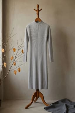 Sweater Dress Female 2026 Winter Knitted Basic Casual Women's Dresses Ladies Korean Fashion Clothes Clothing Robe Elegant Black