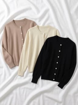Cropped Blouses Cardigan Female Knitted Ladies Sweaters Crochet Top Black Women's Coat Spring 2026 Jersey Clothing Outerwear