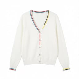 Crochet Top Blouses Tricot Clothing Cropped Korean Fashion Style Jersey Cardigan Female Knitted Ladies Sweaters Black Outerwear
