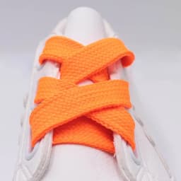 Coolstring Extra Wide 18mm Width Double Layer Fat Laces Cord Solid Color Flat Shoestrings Big Shoelaces for Queen Force Campus
