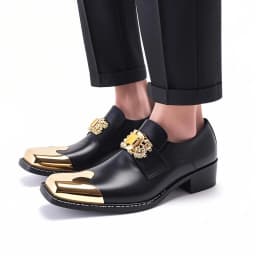Men's Genuine Leather High‑Heel Height‑Increase Dress Shoes Luxury Business Casual Footwear For Spring Banquet Social Wedding Oc