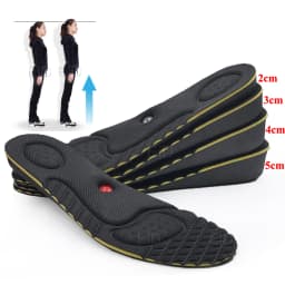 EiD Magnet massage Height increase insoles for women men 2/3/4/5 cm up invisiable arch support orthopedic insoles Heighten Lift