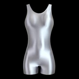 MJINM Women's Summer Sexy Glossy One-Piece Catsuit Waistcoat Jumpsuit Romper Playsuit Sports Pants Tight Fit Casual Outfit