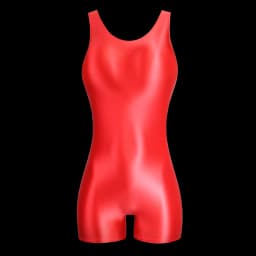 MJINM Women's Summer Sexy Glossy One-Piece Catsuit Waistcoat Jumpsuit Romper Playsuit Sports Pants Tight Fit Casual Outfit