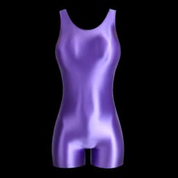 MJINM Women's Summer Sexy Glossy One-Piece Catsuit Waistcoat Jumpsuit Romper Playsuit Sports Pants Tight Fit Casual Outfit