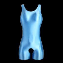 MJINM Women's Summer Sexy Glossy One-Piece Catsuit Waistcoat Jumpsuit Romper Playsuit Sports Pants Tight Fit Casual Outfit