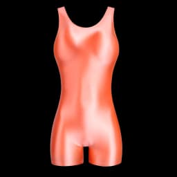 MJINM Women's Summer Sexy Glossy One-Piece Catsuit Waistcoat Jumpsuit Romper Playsuit Sports Pants Tight Fit Casual Outfit