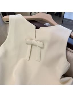Sleeveless Bodycon Mini Dresses Women Summer Basic Solid Party Sexy Dresses 2024 Hepburn Style Elegant Sweet Bow A-line Vestidos