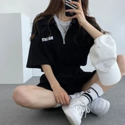 Women's Tracksuit Short Sets Sportswear Solid Print Shorts Sleeve Blouse Shorts Tracksuits Female Summer Casual Two Piece Sets