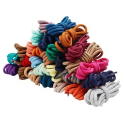 Extra Long 5mm Polyester Round Shoelaces Sports Laces Colorful Shoestrings Ropes for Boots Basketball Bootlaces Sneakers Women