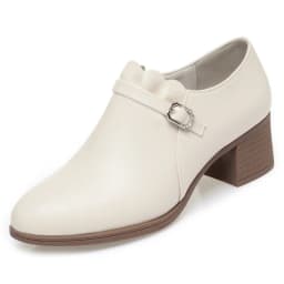 New Spring Autumn Women's Concise Single Shoes Round Toe Thick Heel Soft Leather Modern Retro Elegant Casual Shoes
