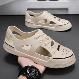 Summer Comfortable Men's Garden Clogs Breathable EVA Injection Shoes Casual Sandal Woman Beach Slippers Water Shoes Clogs Cheap