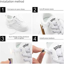 Daisy Push Button Shoelace Buckle Diamond Metal Push Button Shoes Lock Buckle for Flats Shoelace Lock DIY Sneaker Lock 4pcs/set