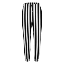 Black White Striped Pants Woman Vertical Lines Print Street Wear Sweatpants Spring Trendy Custom Trousers Big Size