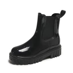 New Women's Color Fashion Rain Boots Four Seasons Wearable Water Shoes Outdoor Fashion Waterproof Mid-tube All-match Rain Boots
