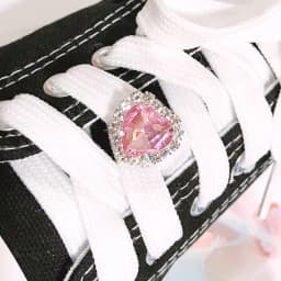 Shoelaces Shoe Buckle Clips Pearl Heart Love Charms Shiny Rhinestones Shoe Laces Decoration Shoes Accessories Kids Women 1 PCS