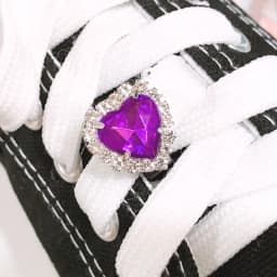 Shoelaces Shoe Buckle Clips Pearl Heart Love Charms Shiny Rhinestones Shoe Laces Decoration Shoes Accessories Kids Women 1 PCS