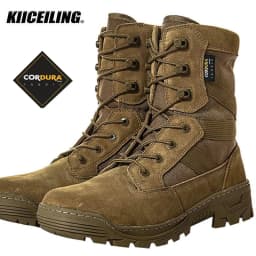 KIICEILING ZCB, Cow Leather, Mens Boots, Combat Desert Tactical Boots, Safety Shoes, Motorcycle Boots, Boots Men, Shoes for Men