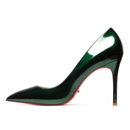 Luxury Genuine Leather Elegant Women's High Heels Shoes Pointed Toes Sexy Classic Red Soled Shoes Pumps Ladies Prom Shoes Women