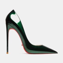 Luxury Genuine Leather Elegant Women's High Heels Shoes Pointed Toes Sexy Classic Red Soled Shoes Pumps Ladies Prom Shoes Women