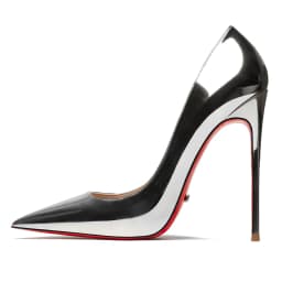 Luxury Genuine Leather Elegant Women's High Heels Shoes Pointed Toes Sexy Classic Red Soled Shoes Pumps Ladies Prom Shoes Women