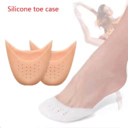Silicone Forefoot Pad Toe Protector Half Size Cushion Non-Slip Shoe Insole for Women High Heel Ballerina Foot Care