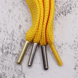 18mm Flat Fat Laces Shoe Accessories Drawstring Solid Color Canvas Wide Cord with Classic Shoelaces Metal Tips for Campus 00s