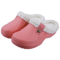 Litfun Female Clogs Couples Home Bedroom Fuzzy Slides Soft Sole Waterproof EVA Plush Slippers Women Warm Slippers Garden Shoes