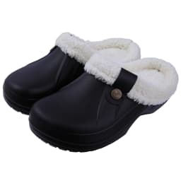 Litfun Female Clogs Couples Home Bedroom Fuzzy Slides Soft Sole Waterproof EVA Plush Slippers Women Warm Slippers Garden Shoes