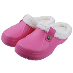 Litfun Female Clogs Couples Home Bedroom Fuzzy Slides Soft Sole Waterproof EVA Plush Slippers Women Warm Slippers Garden Shoes