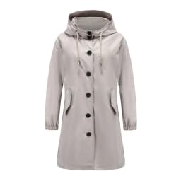 Hooded Women Windbreaker Long Trench Coat Solid Color Pocket Casual Long Outwear Fashion Windbreaker женская куртка