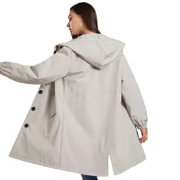 Hooded Women Windbreaker Long Trench Coat Solid Color Pocket Casual Long Outwear Fashion Windbreaker женская куртка