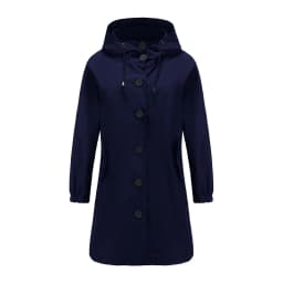 Hooded Women Windbreaker Long Trench Coat Solid Color Pocket Casual Long Outwear Fashion Windbreaker женская куртка