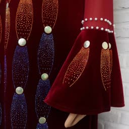 2022 African moms' fashion dress golden velvet Diamond elegant stretch robe national clothing