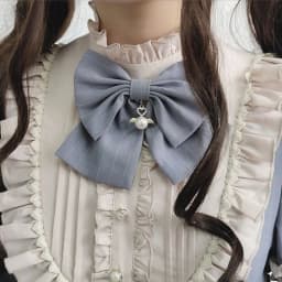 MAGOGO Sweet Vintage Lolita Dress Women Long Sleeve Costume Kawaii Loose New Cute Bow Japanese Style Dress For Girls INS Hot
