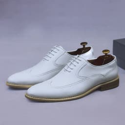 new white shoes for men Leather shoes men's business dress breathable leather shoe British lace-up fashion wedding party