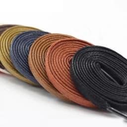 1 Pair Waxed Flat Shoelaces Leather Waterproof Casual Shoe Laces Unisex Boots Shoelace Length 60/80/100/120/140/160/180CM Laces
